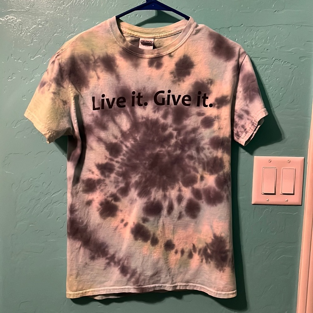 Donate Life Arizona tie dyed t shirt